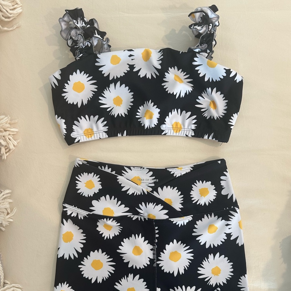 Year of Ours Sunflower Workout Set